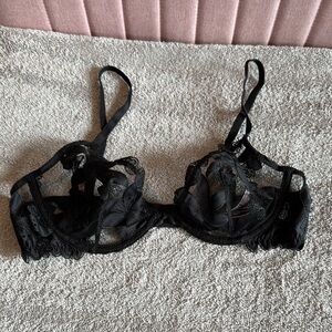Victoria's Secret Black Lace Underwire Bra